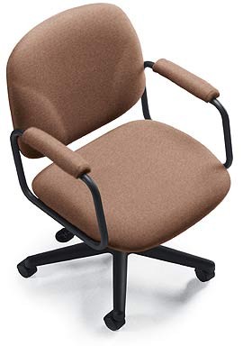 tan fabric arm chair